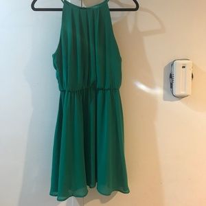 Francesca's Collections Dina Be Dress Green szM